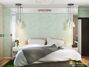 современный дизайн спальни в сатрой двушхкомнатной квартире